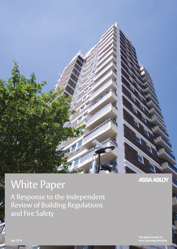 ASSA ABLOY UK launches thought-provoking whitepaper in response to Hackitt’s Independent Review